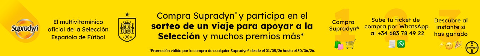 Compra Supradyn y entra en sorteo para apoyar a La Roja