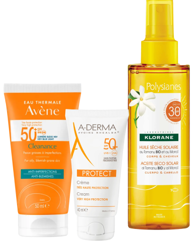 Solares: -10% extra en Avène, Klorane y A-derma