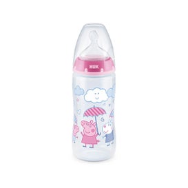 Nuk Peppa Pig Flow Control Silikonflasche 150ml