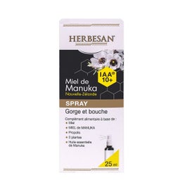 Herbesan Manuka Honey Gorge Spray Iaa10+ 25ml