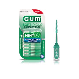 Gum Soft-Picks Comfort Flex Spazzolino Interdentale 80 Unità
