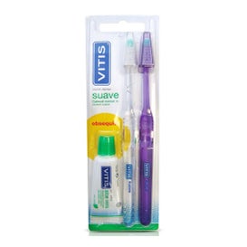 Vitis Soft Toothbrush + Aloe Vera Toothpaste Duplo Pack