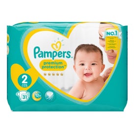 Pampers Premium Protection New Baby T-2 4-8kg 31 uds