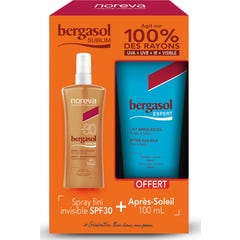 Bergasol Set Sublim Spf30 Lait Visage et Corps Spray + après Soleil