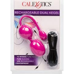 California Exotics Dual Rechargeable Kegel Balls Pink 1 Unità