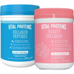 Vital Proteins Pack Collagen Peptides 284g + Beauty Collagen Fresa Limón 271g