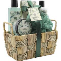 Becasan Nature Set Cesta con Asas Oliva