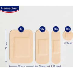 Hansaplast Universal Medicazione Adesivo Assortimento 100 Unità