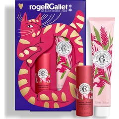 Roger & Gallet Pack Ginger Red Håndcreme + Læbepomade