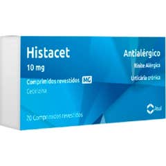 Atral Histacet Cetirizina 10mg 20comp