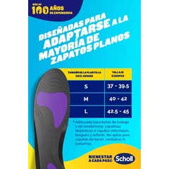 Scholl In-Balance Plantillas Antidolor L 42,5-45 1 Par