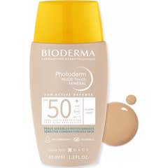 Bioderma Photoderm NUDE Touch Mineral SPF50+ Claro 40ml