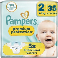 Pampers Premium Protection Pañales Talla 2 4-8kg 35 uds