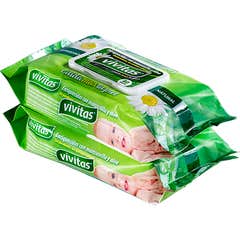 Vivitas Moist Wipes 2x80pcs