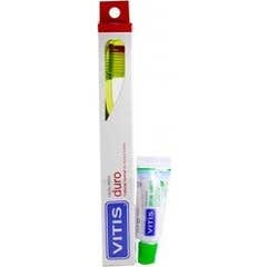 Vitis® cepillo dental duro 1ud + pasta 15ml