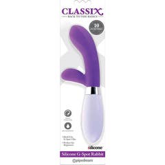 Classix Vibrador Rabbit Punto G Silicona Morado 1ud