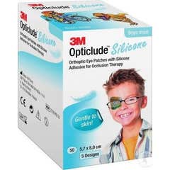 3M Opticlude Silicone Boy Patches Maxi 50uts