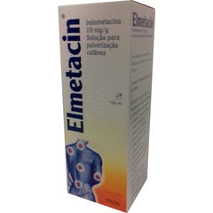 Elmetacin Indometacina 10mg/g Solução 100ml