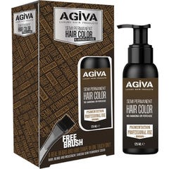 Agiva Semi Permanent Hair Color Brown 125ml