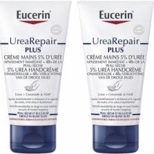 Eucerin Urearepair Plus 5% Urea Crème Mains Réparatrices 2 X 75 ml