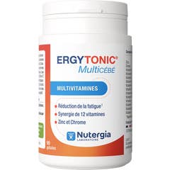 Nutergia Ergytonic Multicébé Multivitamine 90 Capsule