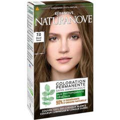 Naturanove Keranove Color Permanente Kit 7.0 Rubio Oscuro