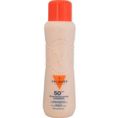 Valquer Leche Hidratante Bronceadora Facial Y Corp Con Aceite De Zanahoria Spf 50 480 Ml