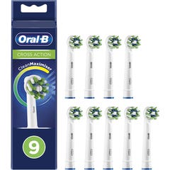 Oral-B Cross Action Recambio Cepillo Recargable 9Ud 1ud