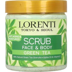 Lorenti Gezichts- en Lichaamspeeling Groene Thee 500 ml