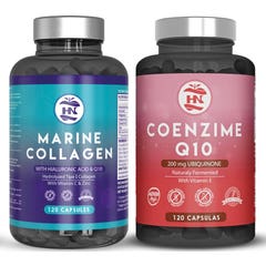 HN Pack Colageno Marino 120 caps + Coenzima Q10 120 caps