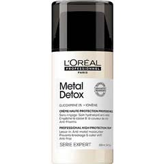 L'Oréal Metal Detox Crema Leave-In Cabello Dañado 100ml