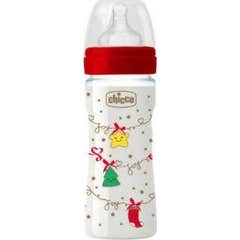 Chicco Biberon Silicona Edicion Navidad +2 M 250 ml