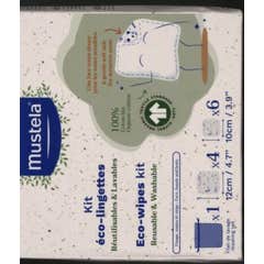 Mustela Kit Eco Toalhetes Reutilizáveis e Laváveis 10 Unidades