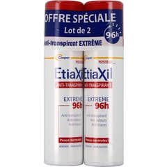 Etiaxil Antitranspirante Aerosol Extremo 96H 2x150 ml