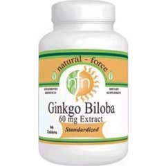 Natural Force Ginkgo Biloba 60mg 90caps