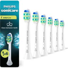 Sonicare InterCare Toothbrush Replacement Heads White 6 pcs