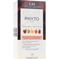 Phyto Phytocolor Kit Coloración 6.66 Castaño Claro Cereza Intens