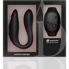 Anne's Desire Dual Pleasure Tecnología Watchme Negro 1ud