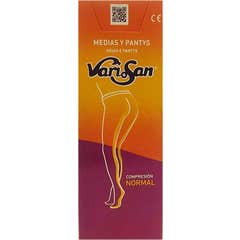 Media Vari+San Larga Compresion Normal Silicona Vison Talla 3 Vari+San, 1par