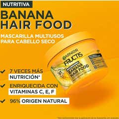 Garnier Mascarilla Ultra Nutritiva Fructis Hair Food Banana 390ml