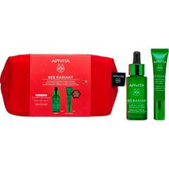 Apivita Bee Radiant Glow Serum + Eye Contour Pack 30+15ml