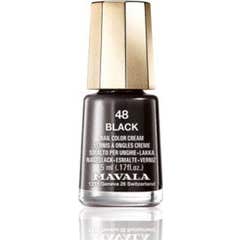 Smalto nero Mavala (colore 48) 5ml