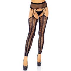 Leg Avenue Stockings Footless With Garter Strap Plus Size 1ud