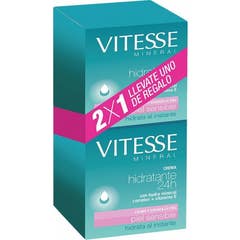 Vitesse Mineral Crema Hidratante 24H 2x50ml