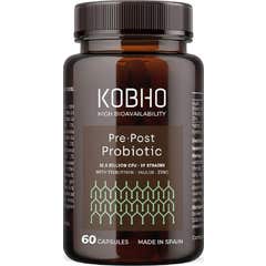 Kobho Pre-Post Probiotic 60caps