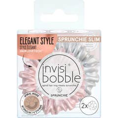Invisibobble Sprunchie Slim Bella Chrome 2 Unidades