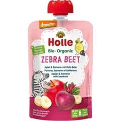 Holle Smoothie Zebra Beet +6M Manzana Platano y Remolacha 100g