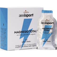 AmlSport Magnesio Total Gel Sabor Limón 12x20ml