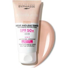 Byphasse Crema Facial Antiedad Color Spf50 #Medium 50ml