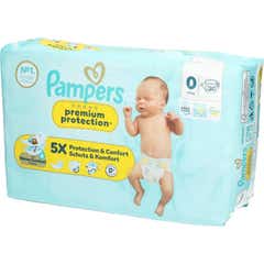 Pampers Premium Protection Pañales Talla 0